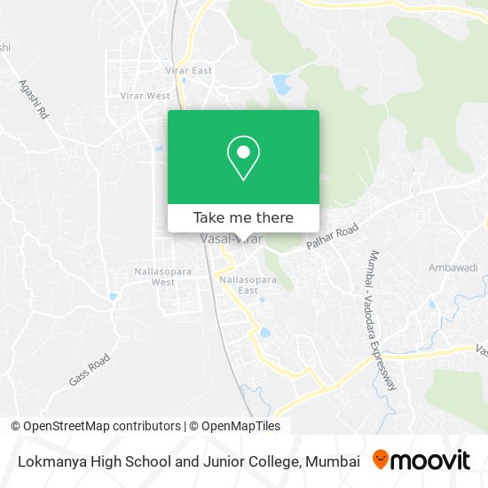 Lokmanya High School and Junior College map