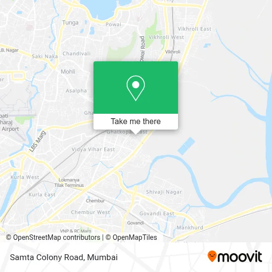 Samta Colony Road map