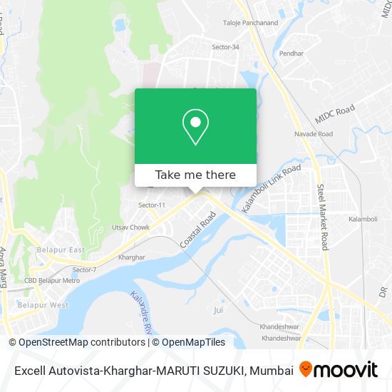 Excell Autovista-Kharghar-MARUTI SUZUKI map