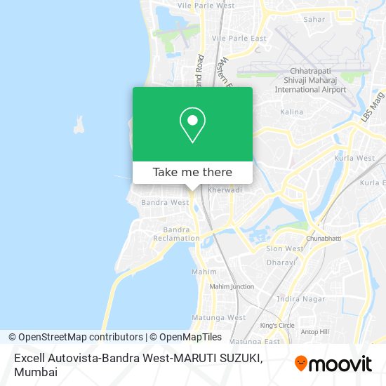 Excell Autovista-Bandra West-MARUTI SUZUKI map