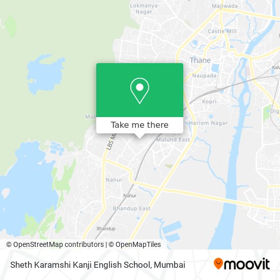 Sheth Karamshi Kanji English School map