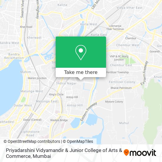 Priyadarshini Vidyamandir & Junior College of Arts & Commerce map