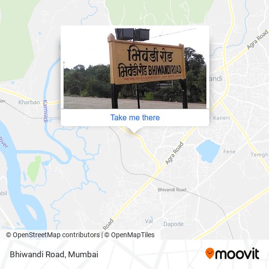 Bhiwandi Road map