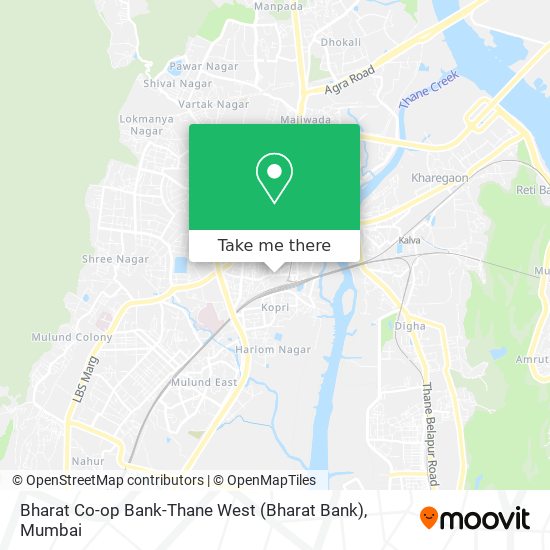 Bharat Co-op Bank-Thane West (Bharat Bank) map
