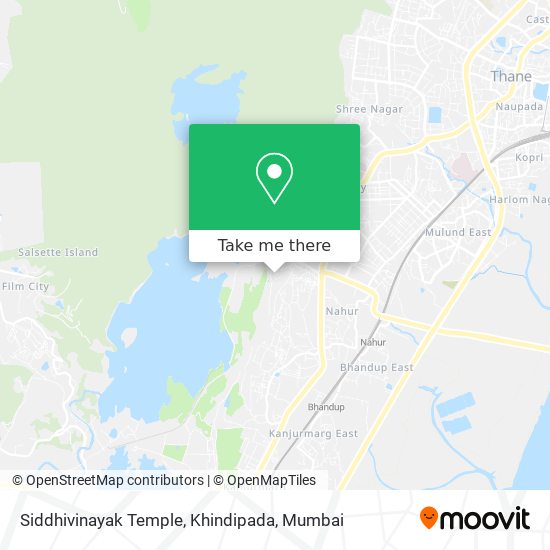 Siddhivinayak Temple, Khindipada map