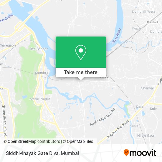 Siddhivinayak Gate Diva map