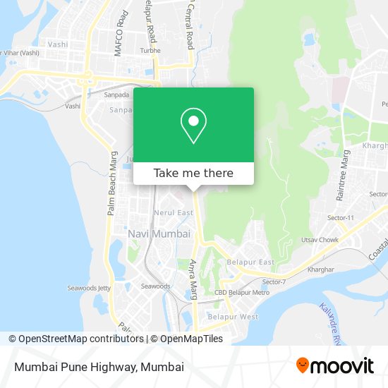 Mumbai Pune Highway map