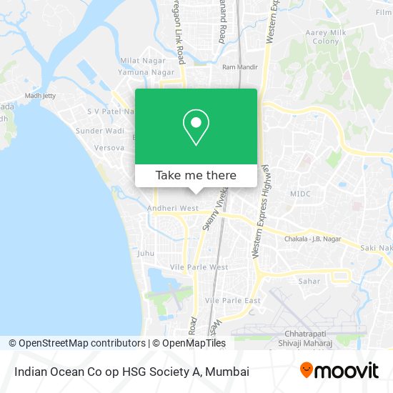 Indian Ocean Co op HSG Society A map