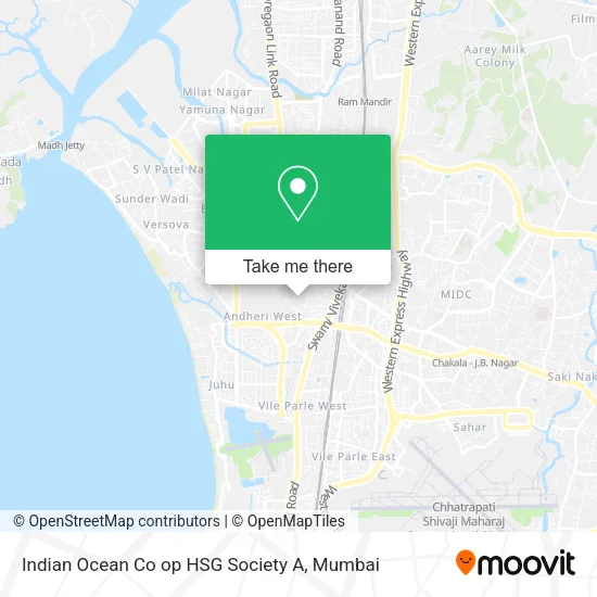 Indian Ocean Co op HSG Society A map