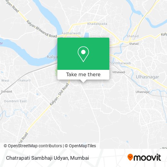 Chatrapati Sambhaji Udyan map