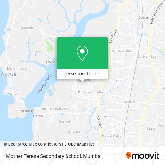 How to get to Mother Teresa Secondary School in Charkop by Bus, Metro or  Train?