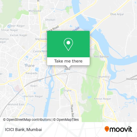 ICICI Bank map