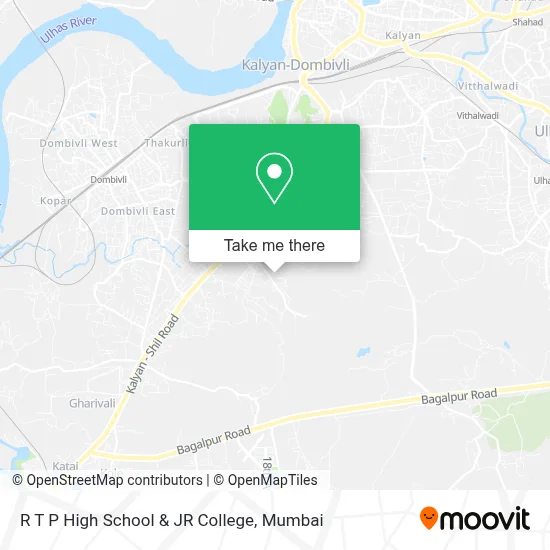 R T P High School & JR College map