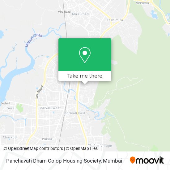 Panchavati Dham Co op Housing Society map