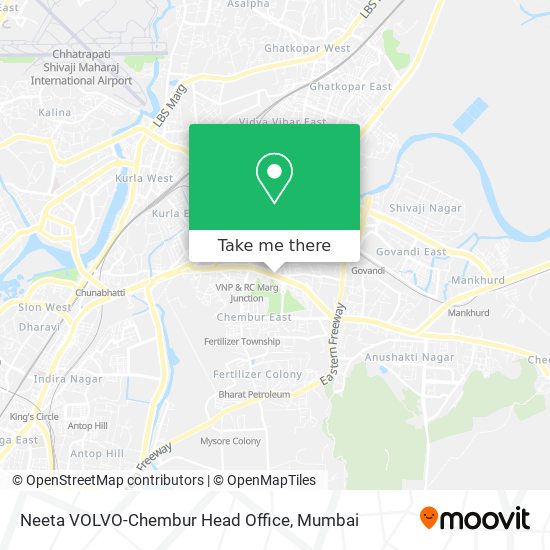 Neeta VOLVO-Chembur Head Office map