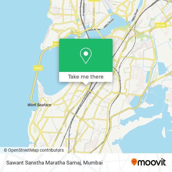 Sawant Sanstha Maratha Samaj map