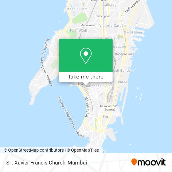ST. Xavier Francis Church map