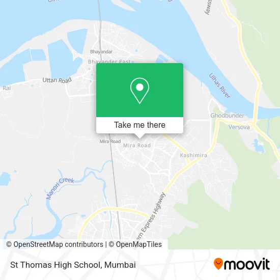 St Thomas High School map