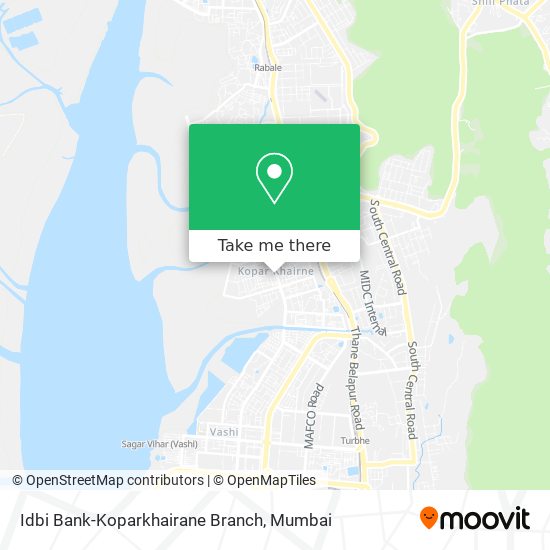 Idbi Bank-Koparkhairane Branch map