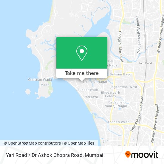 Yari Road / Dr Ashok Chopra Road map