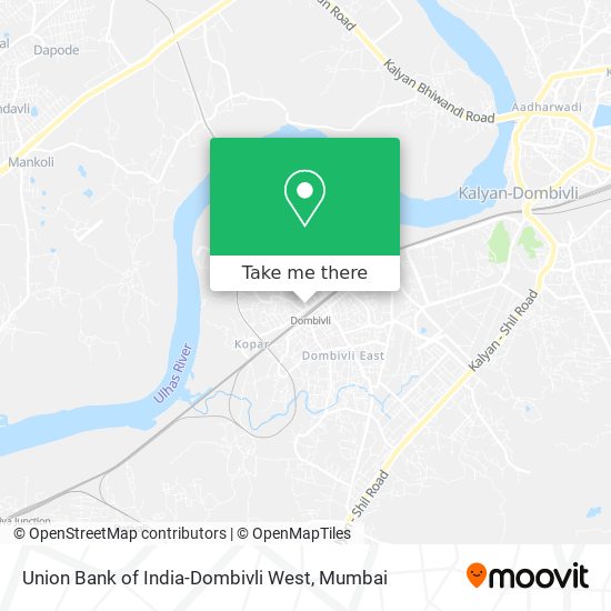 Union Bank of India-Dombivli West map