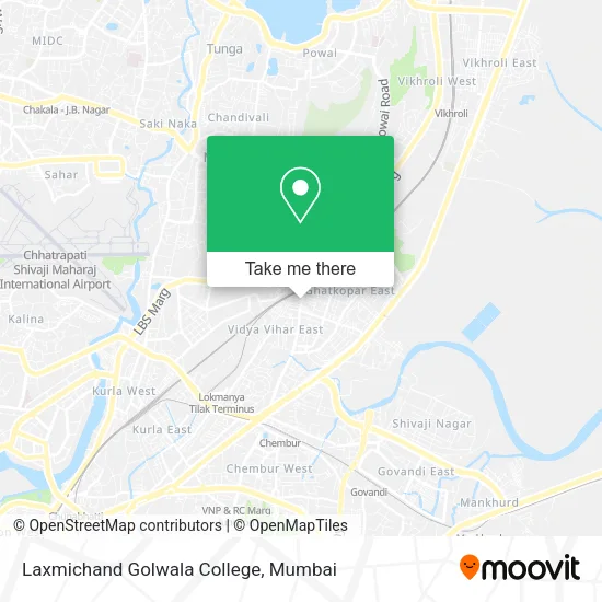 Laxmichand Golwala College map
