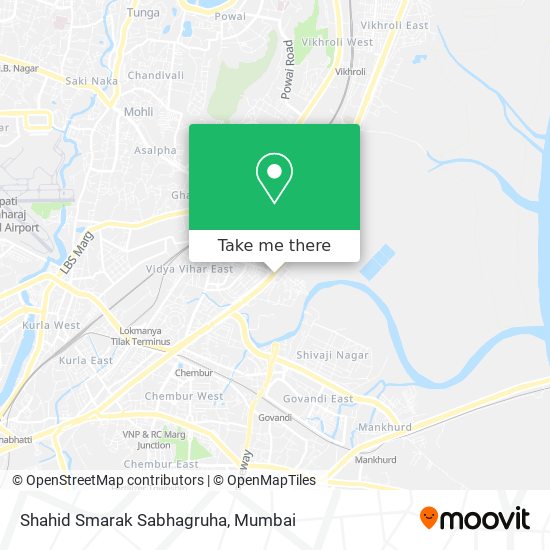 Shahid Smarak Sabhagruha map