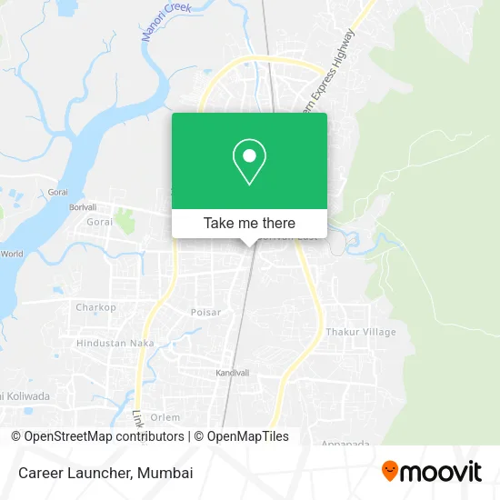 Career Launcher map