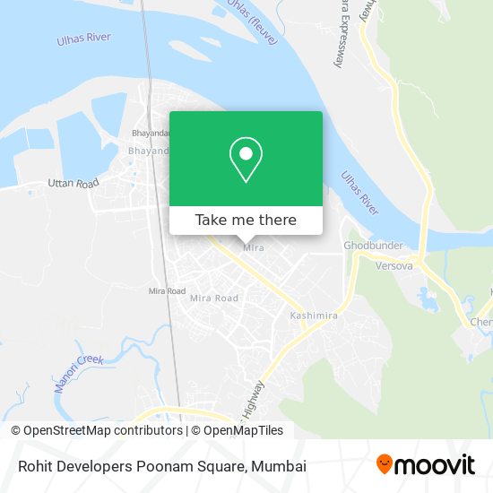 Rohit Developers Poonam Square map