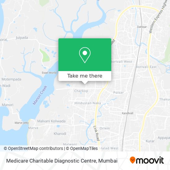 Medicare Charitable Diagnostic Centre map