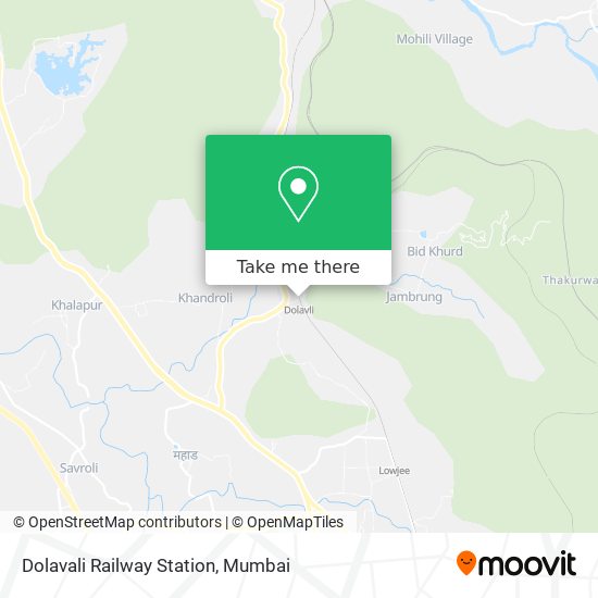 Dolavali Railway Station map