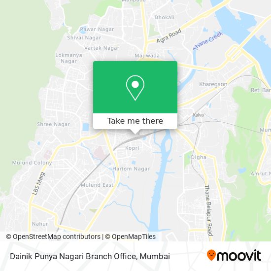 Dainik Punya Nagari Branch Office map