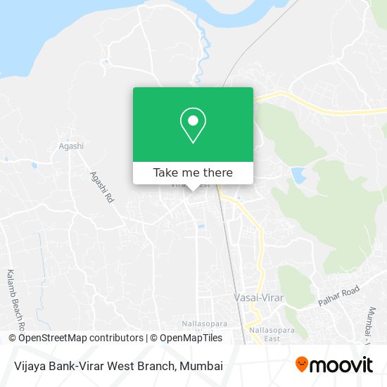 Vijaya Bank-Virar West Branch map