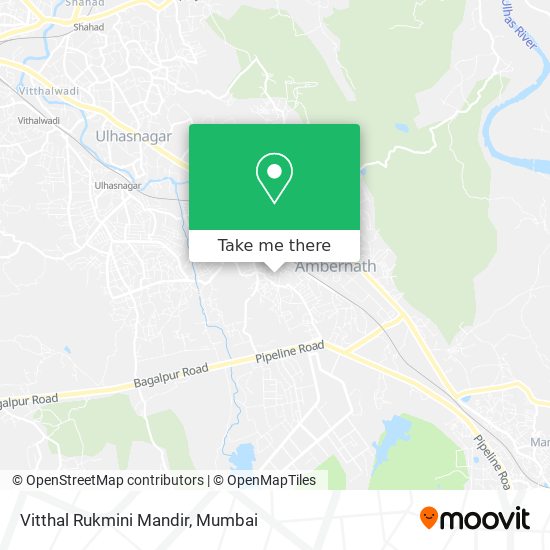Vitthal Rukmini Mandir map