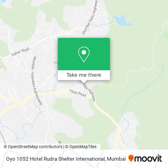 Oyo 1052 Hotel Rudra Shelter International map