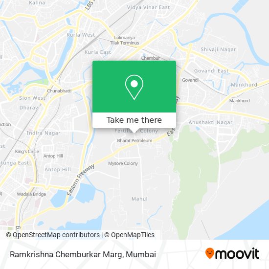 Ramkrishna Chemburkar Marg map