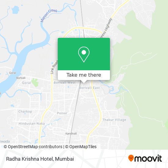 Radha Krishna Hotel map