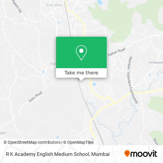 R K Academy English Medium School map