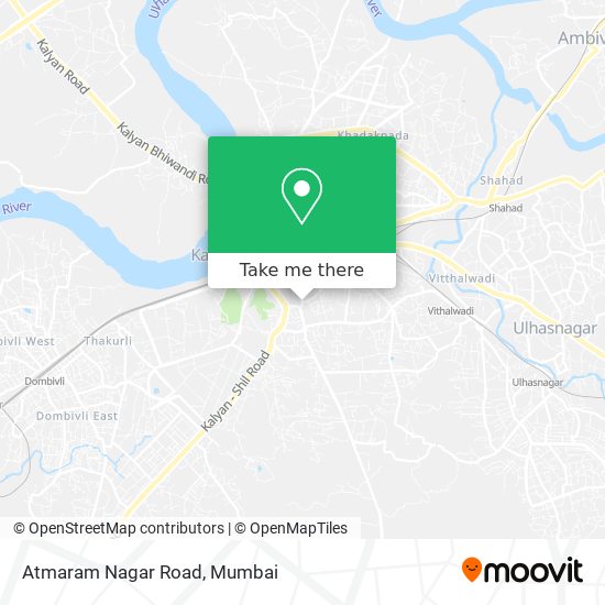 Atmaram Nagar Road map