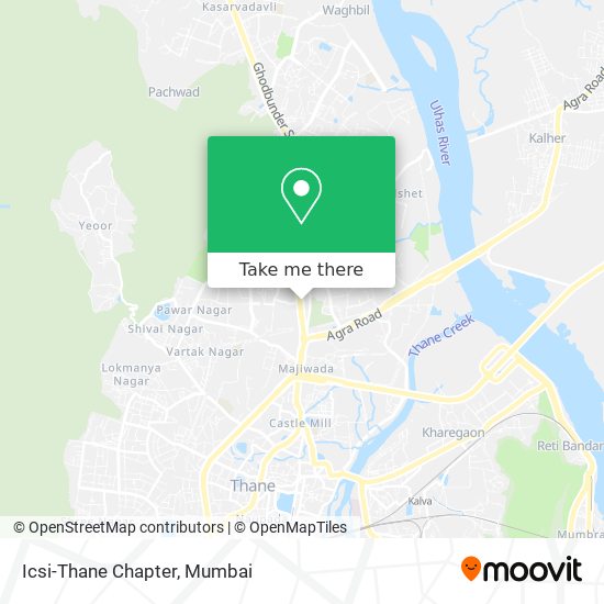 Icsi-Thane Chapter map