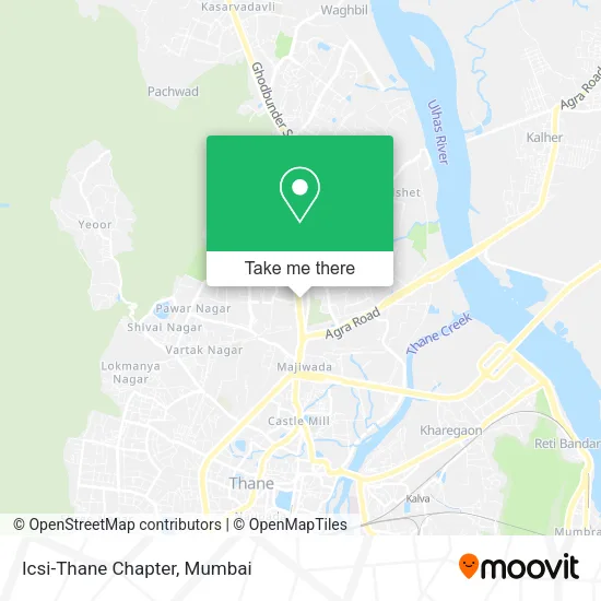 Icsi-Thane Chapter map