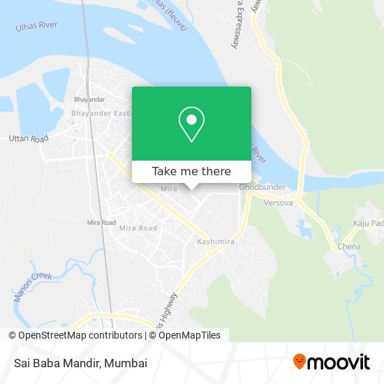 Sai Baba Mandir map