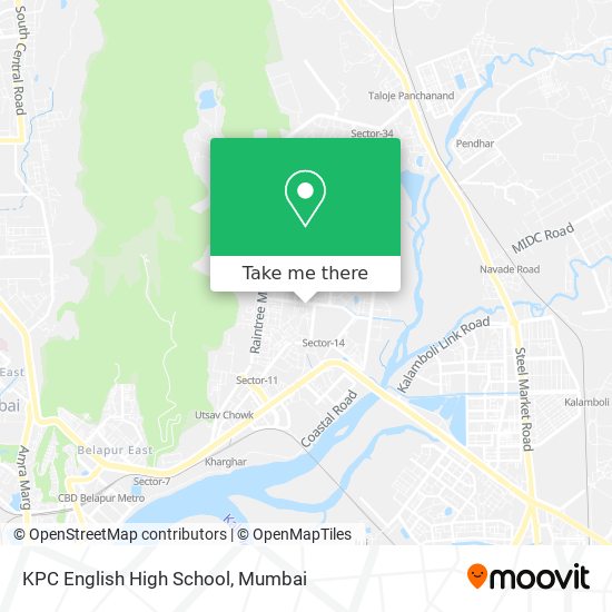 KPC English High School map