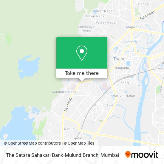 The Satara Sahakari Bank-Mulund Branch map