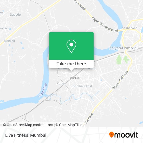 Live Fitness map