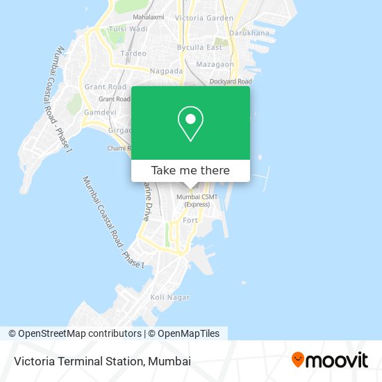 Victoria Terminal Station map