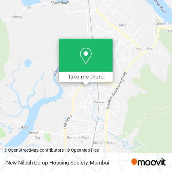 New Nilesh Co op Housing Society map