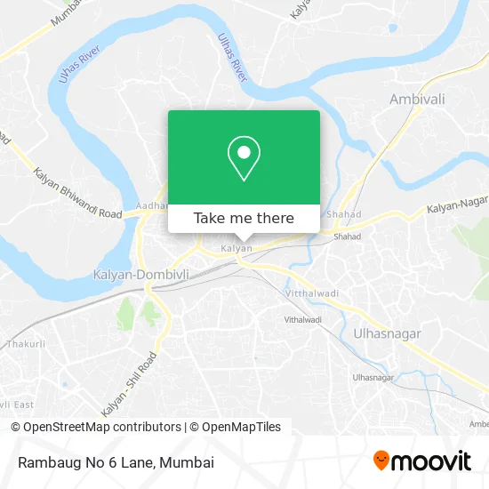 Rambaug No 6 Lane map