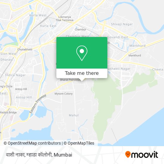 वाशी नाका, म्हाडा कॉलोनी map