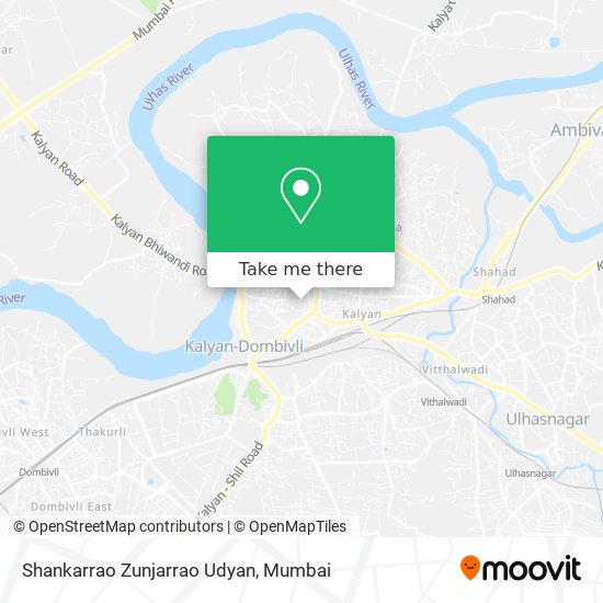 Shankarrao Zunjarrao Udyan map